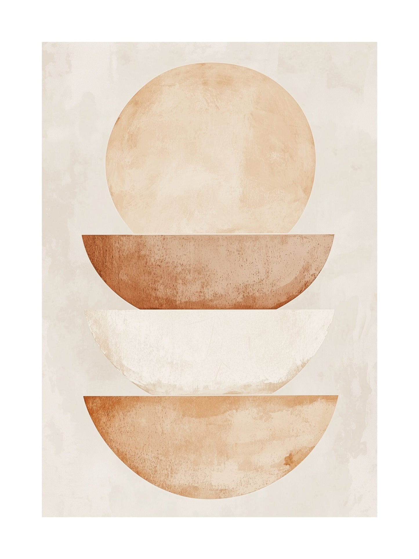 stacked harmony decorative wall art - modern poster for home or office