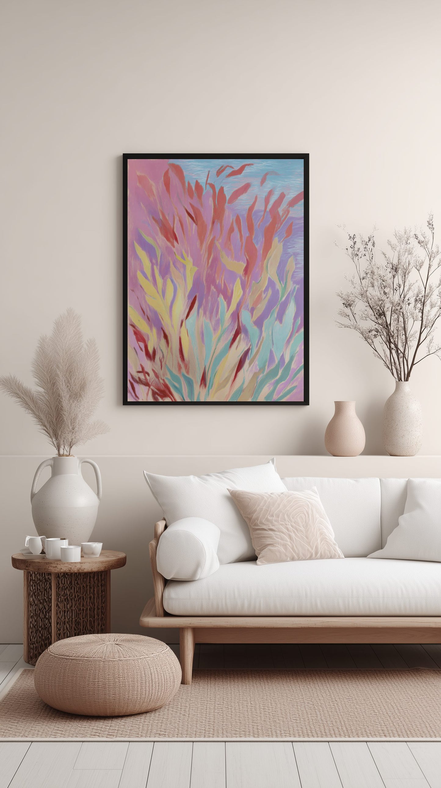 Pastel Forest Growth Poster