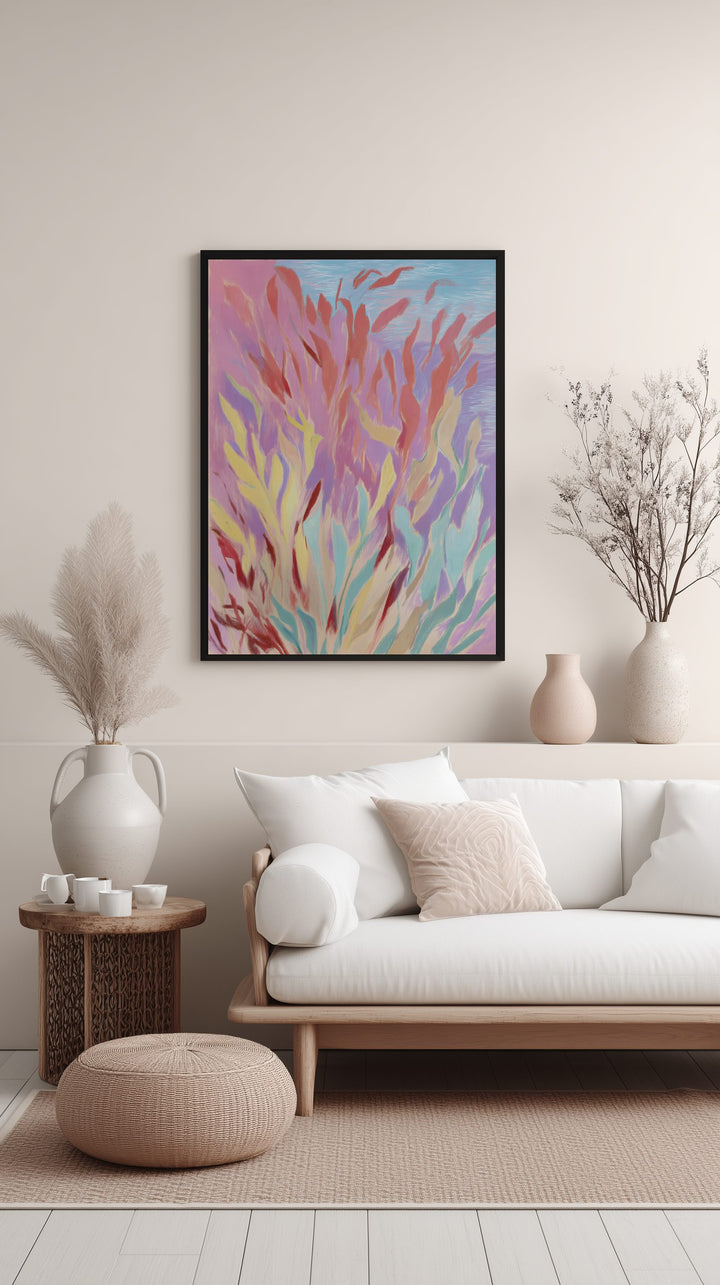 Pastel Forest Growth Poster