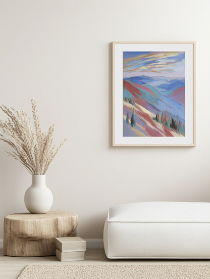 View From the Mountain Top Poster