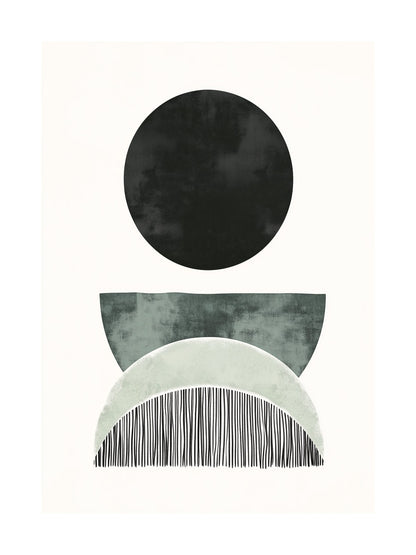 soothing abstract decorative wall art - modern poster for home or office