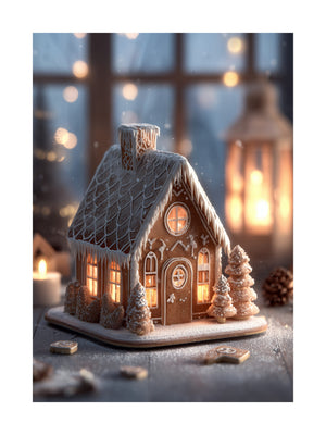 Gingerbread House Poster