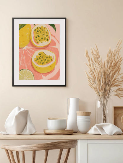 Passionfruit Delight Poster Poster