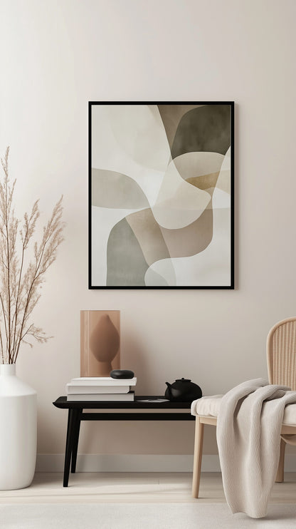 Soft Earth Tones Poster