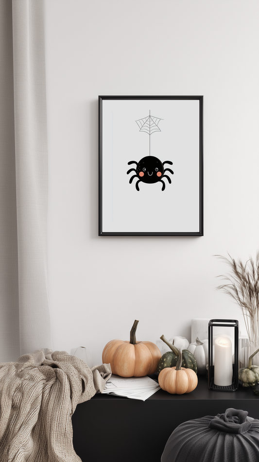 Smiling Spider Poster