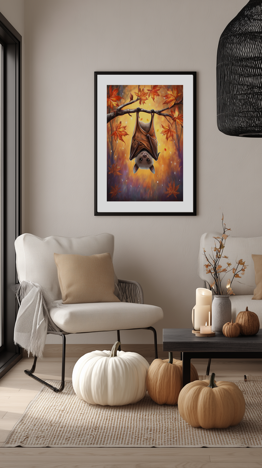 Adorable Baby Bat Poster