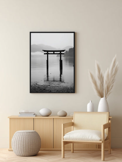 Torii Gate Reflection Poster
