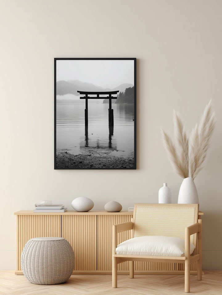 Torii Gate Reflection Poster