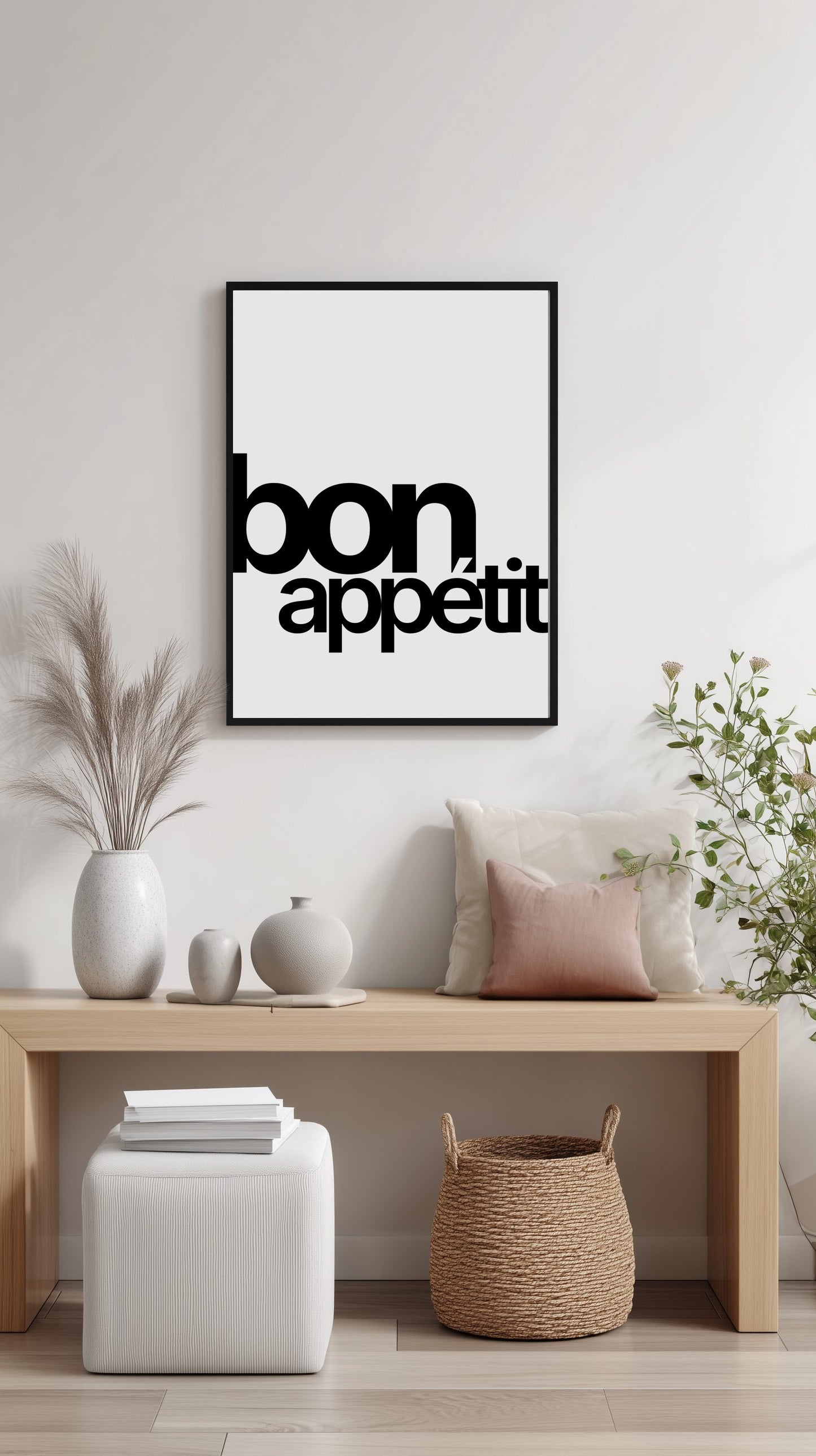 Bon Appétit Text Poster