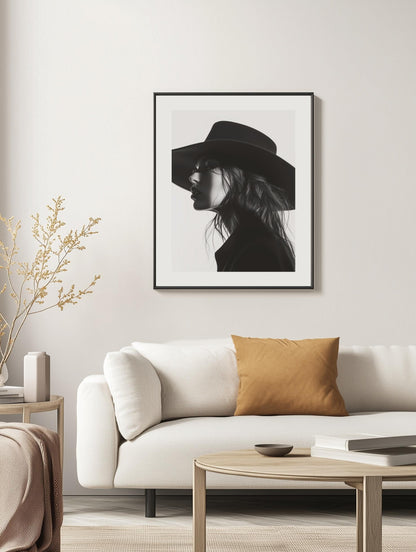 Shaded Elegance Poster